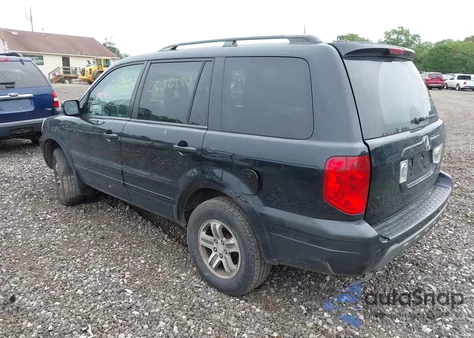 2004 Honda Pilot Ex-L из США, поврежденный, VIN 2HKYF18534H583017